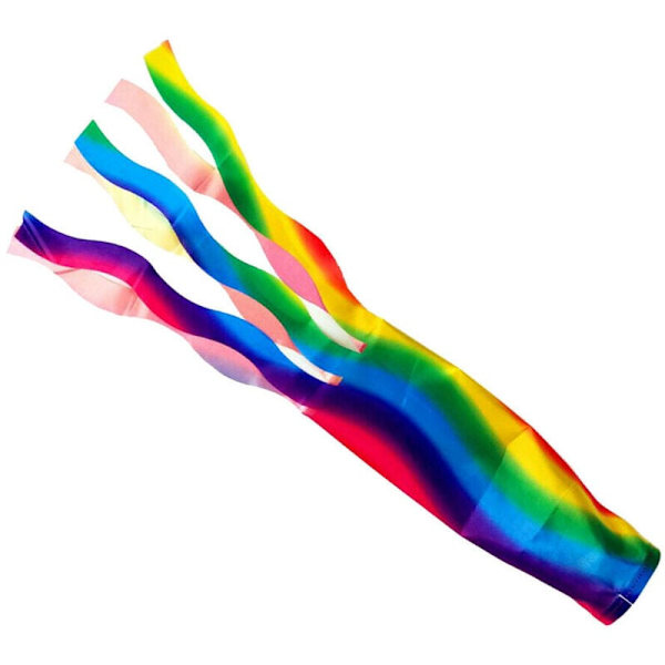 Regnbågsvindsock Vind Streamer Flagga Trädgård Camping Dekoration Flagga 70CM