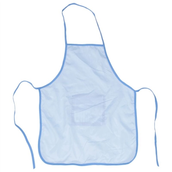5X Barne Kokkehatt Forkle for Barn Matlaging Baking Gutt Jente Junior Gave (Blå)