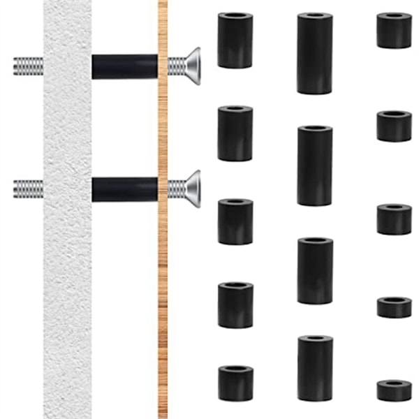 Elektriske Stikkontakt Skrue-afstandsholdere, Nylon Rund Afstandsholder til M3, Afbryder & Elektrisk