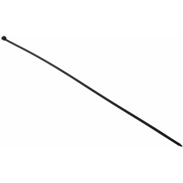 Kabelbindere / Lynlåsbindere Wraps, Sort 100stk 400MmX5Mm