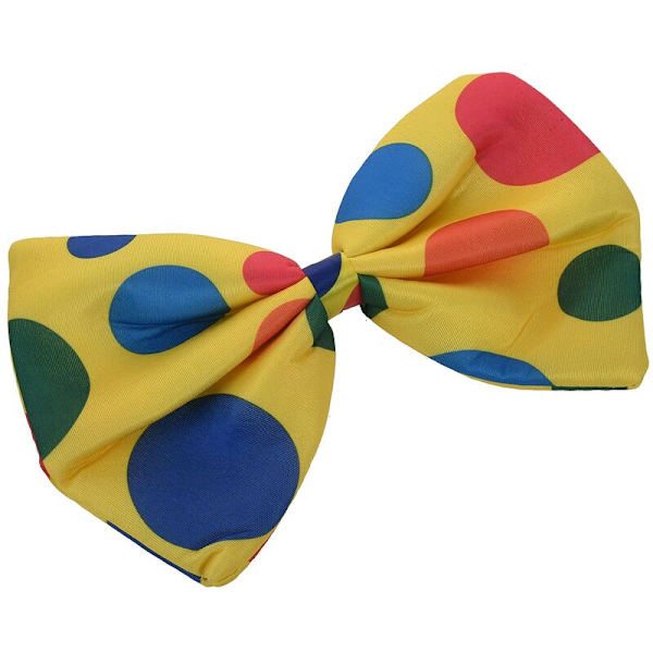 Flerfärgad sömnad slips Clown slips Slips för chic klänning