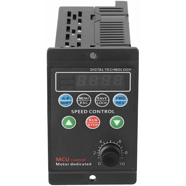 Frekvensomformare för trefasmotor med enfasig ingång 220V - 4-siffrig digital display - Multi-färgtyp