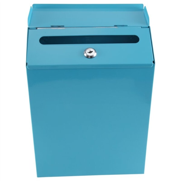 Seinäpostilaatikko Lukittava postilaatikko Seinäasennettu keräilylaatikko Maatilapostilaatikko avaimella Soveltuu kotitoimiston siniseen