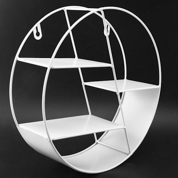 Nordisk stil metal dekorativ hængende hylde rund opbevaringshylde ornament hylde vægdekoration hylde hylder