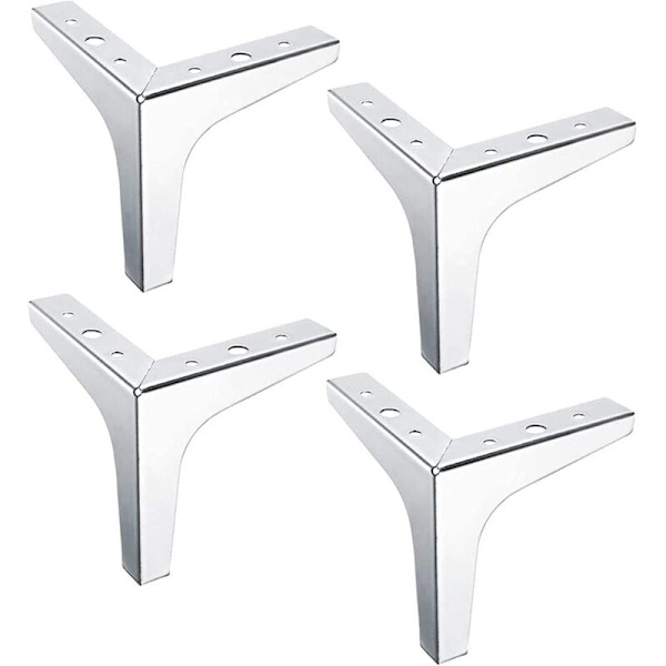 Moderne Trekant Møbelben Metal Udskiftelige Møbelben Trekant TV-Skab Ben Seng Sofa Ben Møbelbaser Sofa Ben DIY Stål Kaffe