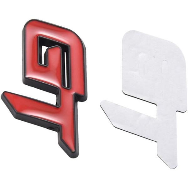 3d Gt-logotyp klistermärke för bil, modedekoration för Focus 2 3 Fiesta Mondeo Mk2 röd svart