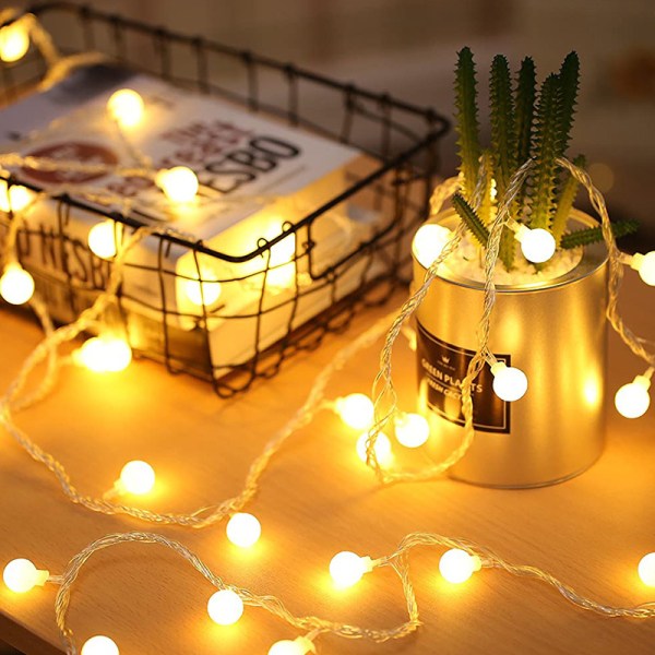 LED-slingor inomhus Strängljus Dekorationslampor för flickor Sovrum Sovsal Julgran Bröllop