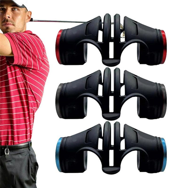 Golfbollmarkör Hög precision Golfbollmarkör 360 Grader Trippel 3 Linjer Golfbollmarkör Golfboll Linjemarkör Verktyg