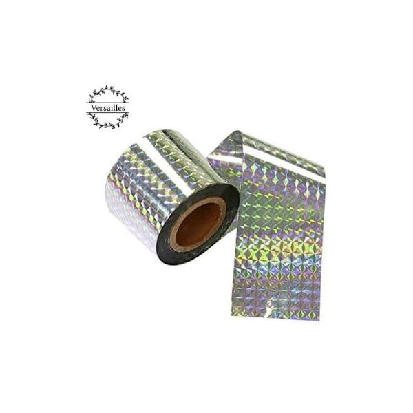 Fugleafvisende Tape 4,8 cm 80M Dobbeltsidet Due Afvisende Tape Dobbeltsidet Fugleafvisende Holografisk Skinnende Fugletape til at Skrække Fugle og Fugle