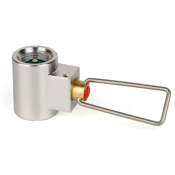 Adapter for utendørs gasskomfyr - Flat Gas Adapter Valve, Gassbeholder-omformer, Shifter Cyr Adaptersett