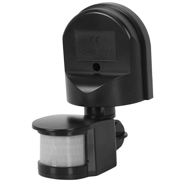 C 110V 240V Utomhus Pirat Rörelsesensor Vägglampa 180 Grader PIR Sensor Detektor LED Rörelsesensor Switch