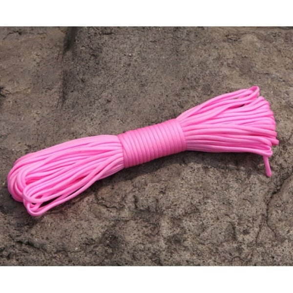 3 baller overlevelsesparachute snor med snor for camping, klatring, camping og klesvask, tilfeldig farge