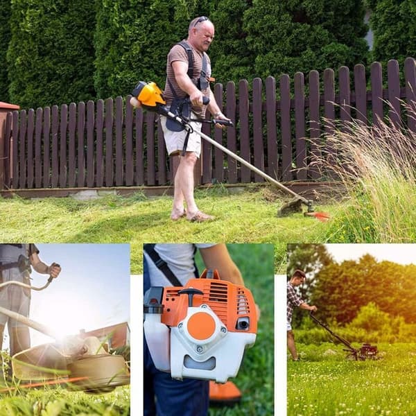100 stk. erstatningsplastblader for gresstrimmer, gressklipperblad, trådløs buskskjærerblader, erstatningsblader for hageplen (L83 G