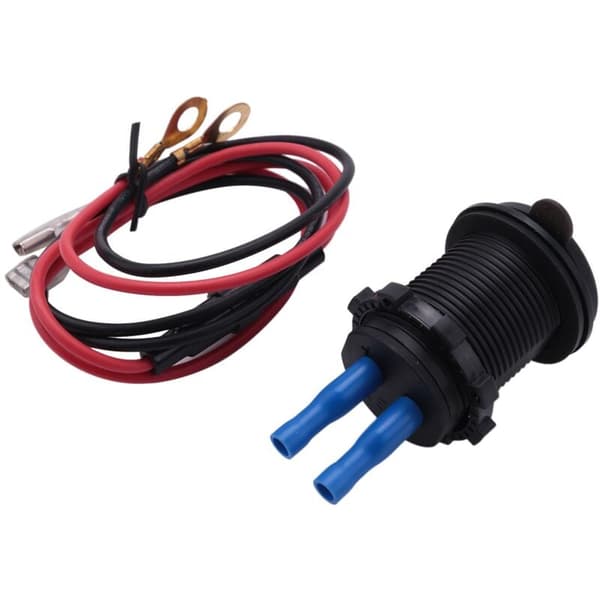 Universal USB-biloplader til køretøjer 2.1A 5V Motorcykel Bil LED-spændingsstik Display USB-oplader Voltmeter Panel Grøn