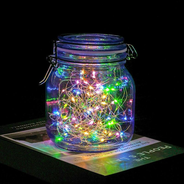 10-pack 2m Fairy Lights 20 LED Batteridrivna Vattentäta Koppartrådsstjärnsträngar för DIY Julbröllop Festdekoration (Flera