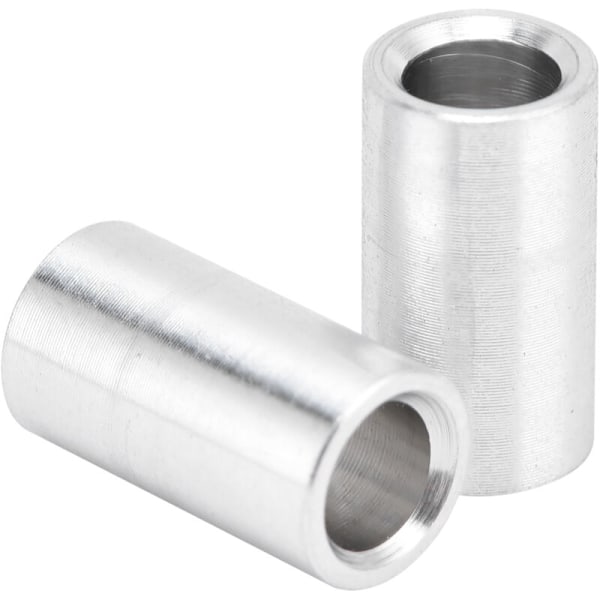 10 st Runda Avståndshållare i Aluminiumlegering, Ogängade Avståndshållare, Stödtillbehör, Ytterdiameter 6 mm, Längd 11 mm