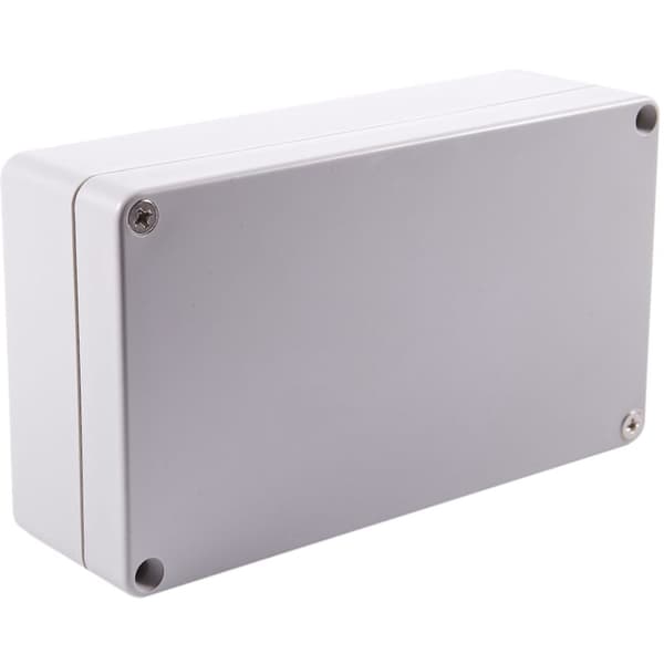 Plastik elektrisk samledåse 158mm x 90mm x 48mm grå