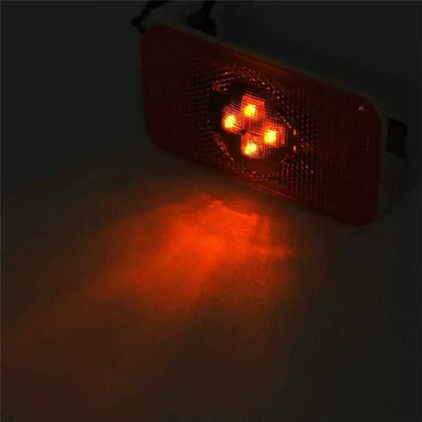 5 stk. 24V Bil Lastbil LED Sidemarkerlys Indikator 4 til Lastbiler FM/