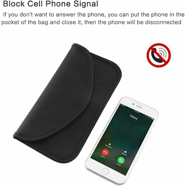 Signalblokerende Taske, 10 Ones Design GPS RFID Faraday Taske Skjold Bur Pung Tegnebog Etui til Mobiltelefon Privatlivsbeskyttelse og FOB Bils nøgle, Anti-Sporing