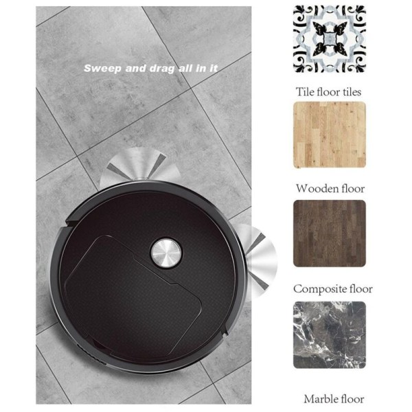 Smart Sweeping Robot Home Mini Sweeper Sweeping and Vacuum Cleaner Cordless Sweeping Robots for Home Use, A