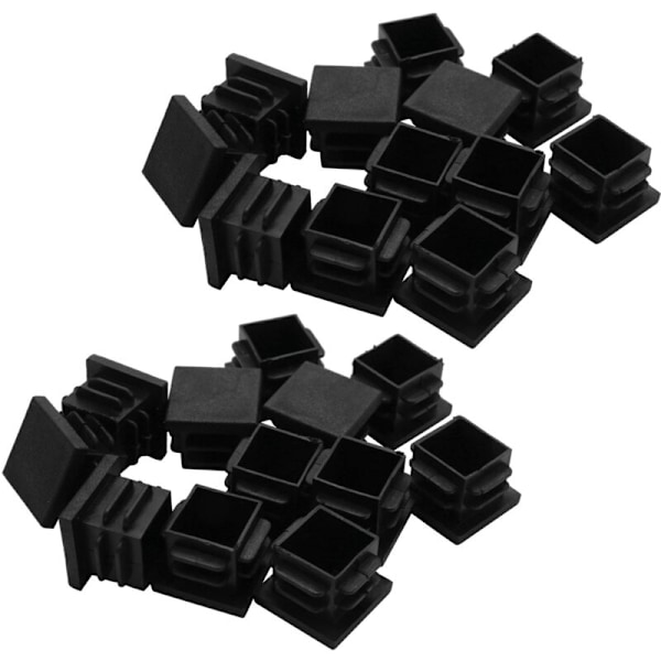 24 stk 19mm x End Caps for Bits Plastkvadratrør