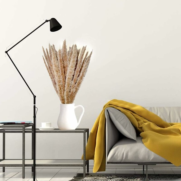 30 kpl kuivattua pampasruohoa koristeluun, luonnollinen kuivattu kukka koristelu, kuivattu kukka 58cm, kuivattu kukkakimppu koristelu, makuuhuone/kylpyhuone/parveke/
