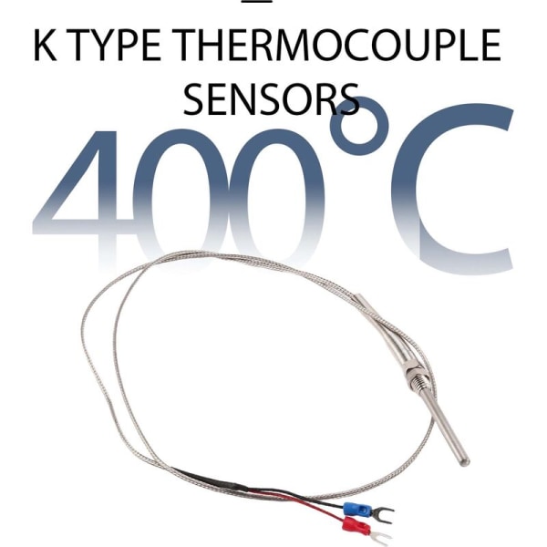 K-typ 5 cm lång sond Termoelement Temperatursensor eller regulator