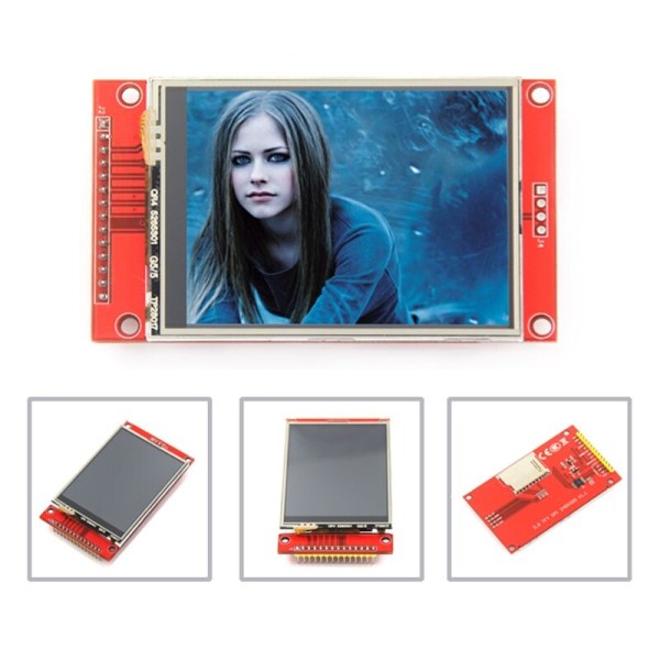 2,8 tuuman sarjallinen 240x320 SPI TFT LCD -moduulin näyttöpaneeli, ohjainvapaa painalluspaneeli IC ILI9341 MCU:lle