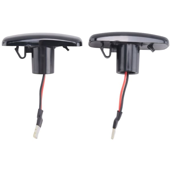 Til 200 300C Sebring Caliber Nitro Compass Bil LED Side Marker Lys Blinklys Sort