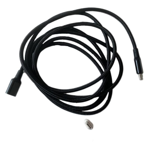 USB-C magnetisk kabel, typ-C aluminiumlegering laddning magnetisk absorption PD datakabel, för Pro, svart