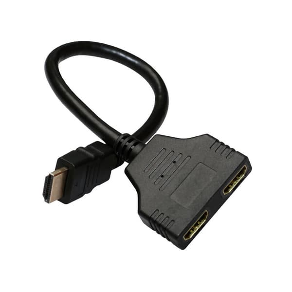 Hdmi Splitter Hdmi Splitter Kabel Adapter 1 Ind 2 Ud Hdmi Han-