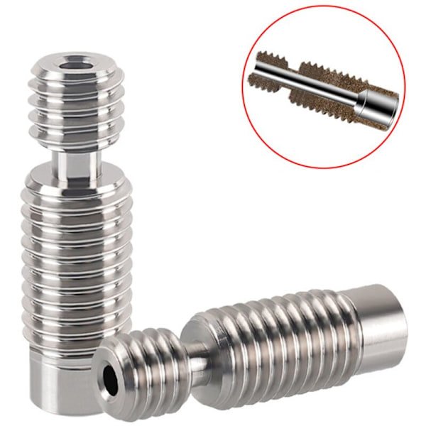 Lämplig för 3D-skrivartillbehör TC4 Titanlegering Rör Fjärrkontroll V6 Helmetall 1.75Mm (3-pack)