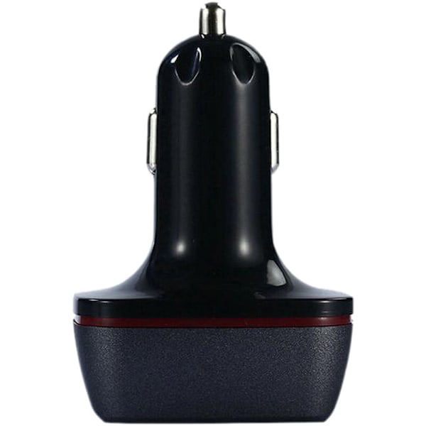 Qc 3.0 + 2.4A 3 USB-portar Billaddare Adapter Smart Laddning för Mobiltelefon (Svart)