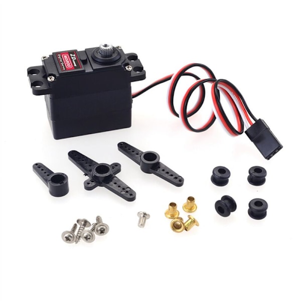 2X M0200 20G Analog Gear Servo 3.5KG Vridmoment Passar för 1/16 1/14 1/12 Zd Racing Fjärrkontroll Biltillbehör Delar la