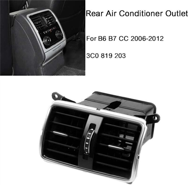 Bakre avgasutlopp bil luftkonditionering ventilationsaggregat för B6 B7 CC 2006 - 2012 3C0819203B