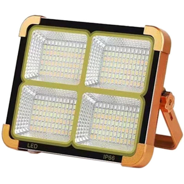 Bärbar solcellsdriven nödbelysning utomhus arbetslampa hög USB uppladdningsbar LED campinglampa