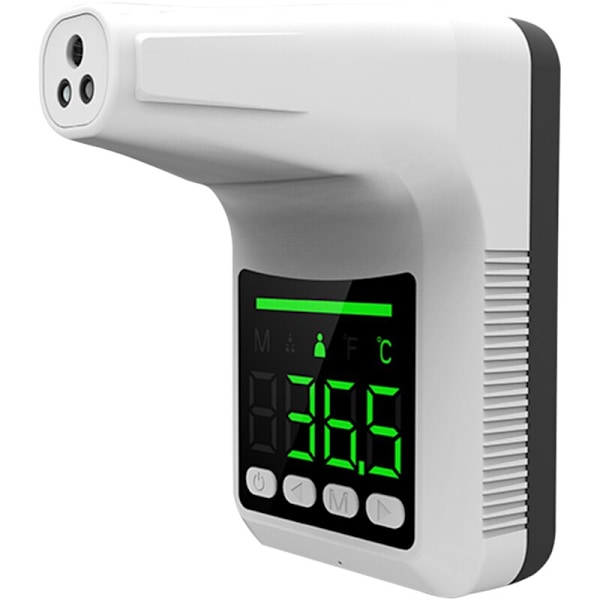 Wall-Mounted Non-Contact Infrared Digital Forehead Thermometer Celsius / Fahrenheit Unit Switch