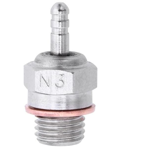 2 stk. Hot Spark Gløderør Motordele Tilbehør til Nitro Truck Udskift OS RC Bil 70117 N3