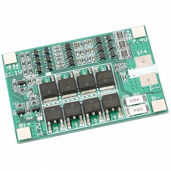 Batteriskyddskort, 3S 12V 40A PCB BMS litiumbatteriskyddskort med balanseringsladdning kortslutningsskyddskort