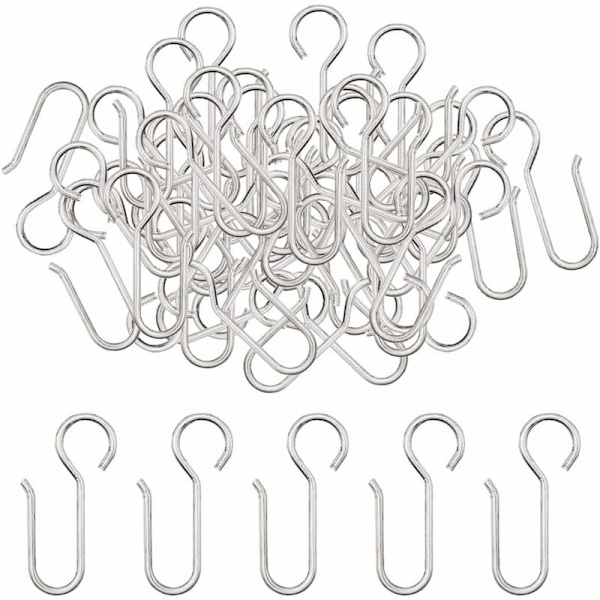 Verhokoukut, 40 kpl Verhotankokoukut, Raskaat Sinkkiverhokoukut, Oviverhoihin jne (50x2.5mm)