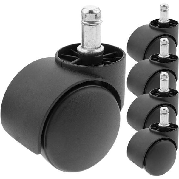 Svingbare hjul med nylonhjul uten brems 50 mm M11 5-pakning