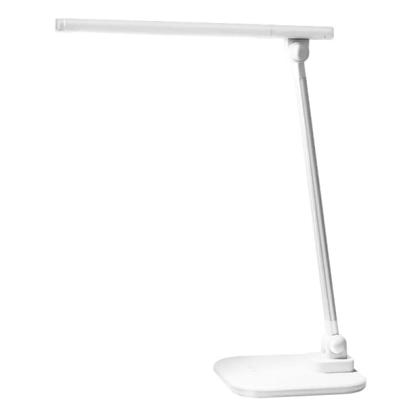 Steglöst dimbar skrivbordslampa, hopfällbar roterbar tryckströmbrytare LED-bordslampa DC 5V USB-laddningsport nattlampa