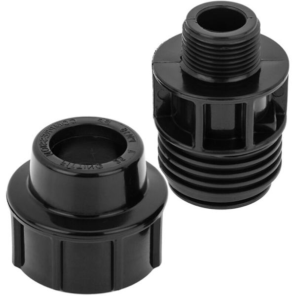 Urosäiliön uroskierteinen liitäntä 25 mm 5 kpl
