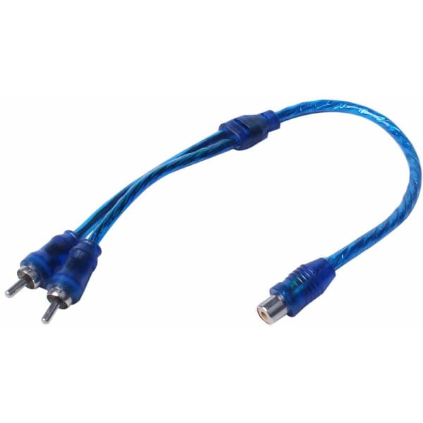 3 stk. lydforbindelse til 1 RCA til 2 RCA han-adapter splitterkabel