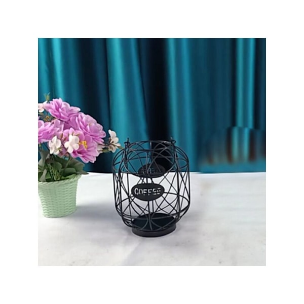 Kaffe Kapselhållare Lykta Form Kaffe Korg Hotell Förvaring Set Kök Organizer