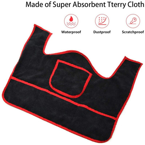 Dynamisk styrestanggrep Anti-Slip Absorbent Treningsstøv-tett Jakke Beskyttende erme