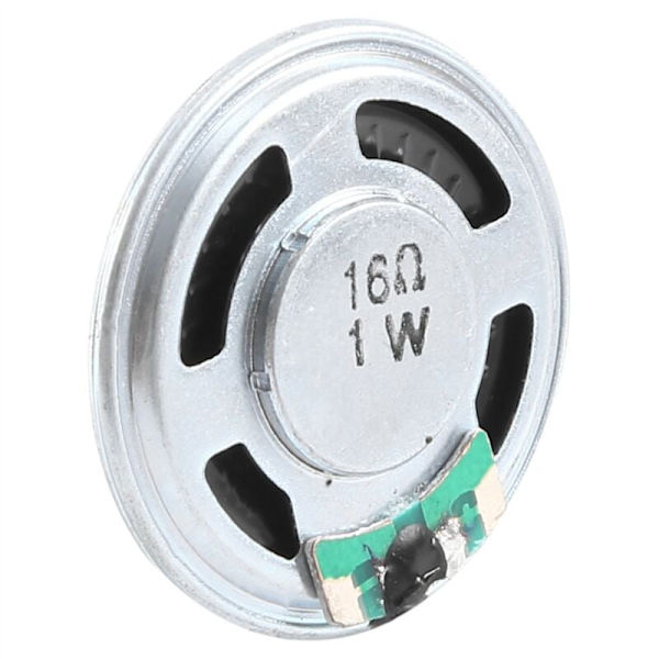 36Mm 16 Ohm 1W Aluminiumshus Internt Magnetspeaker