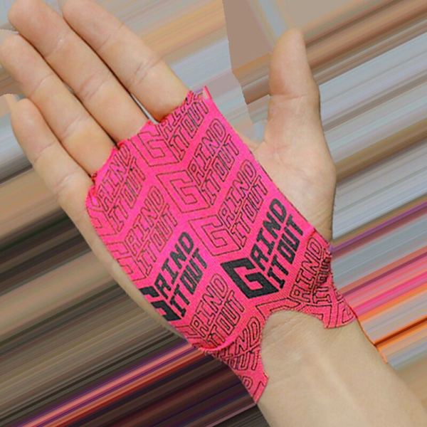 Engångsgymnastik Handflateskydd Stick Grepp Viktlyftning Dynor för Träning Fitness Badminton Röd