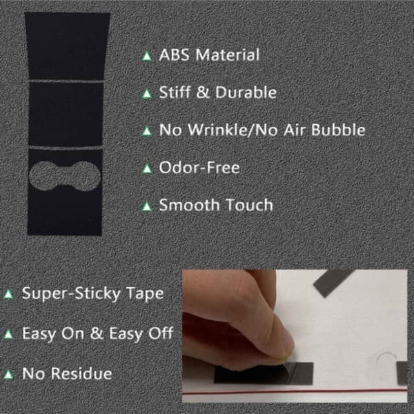 Center Console Wrap, för Model 3 Center Console Protective Film Cover Panel Interior Decoration