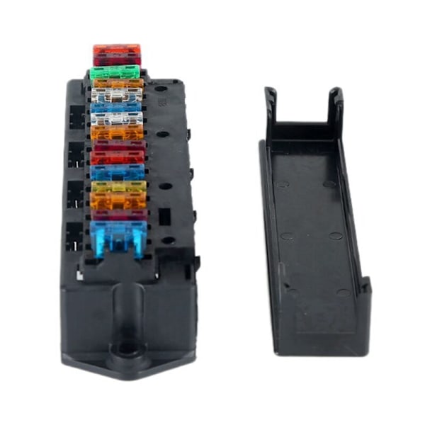 15 Way Fuse Box Automotive Multi-Circuit Assembly Control Car Fuse Holder with and Terminal